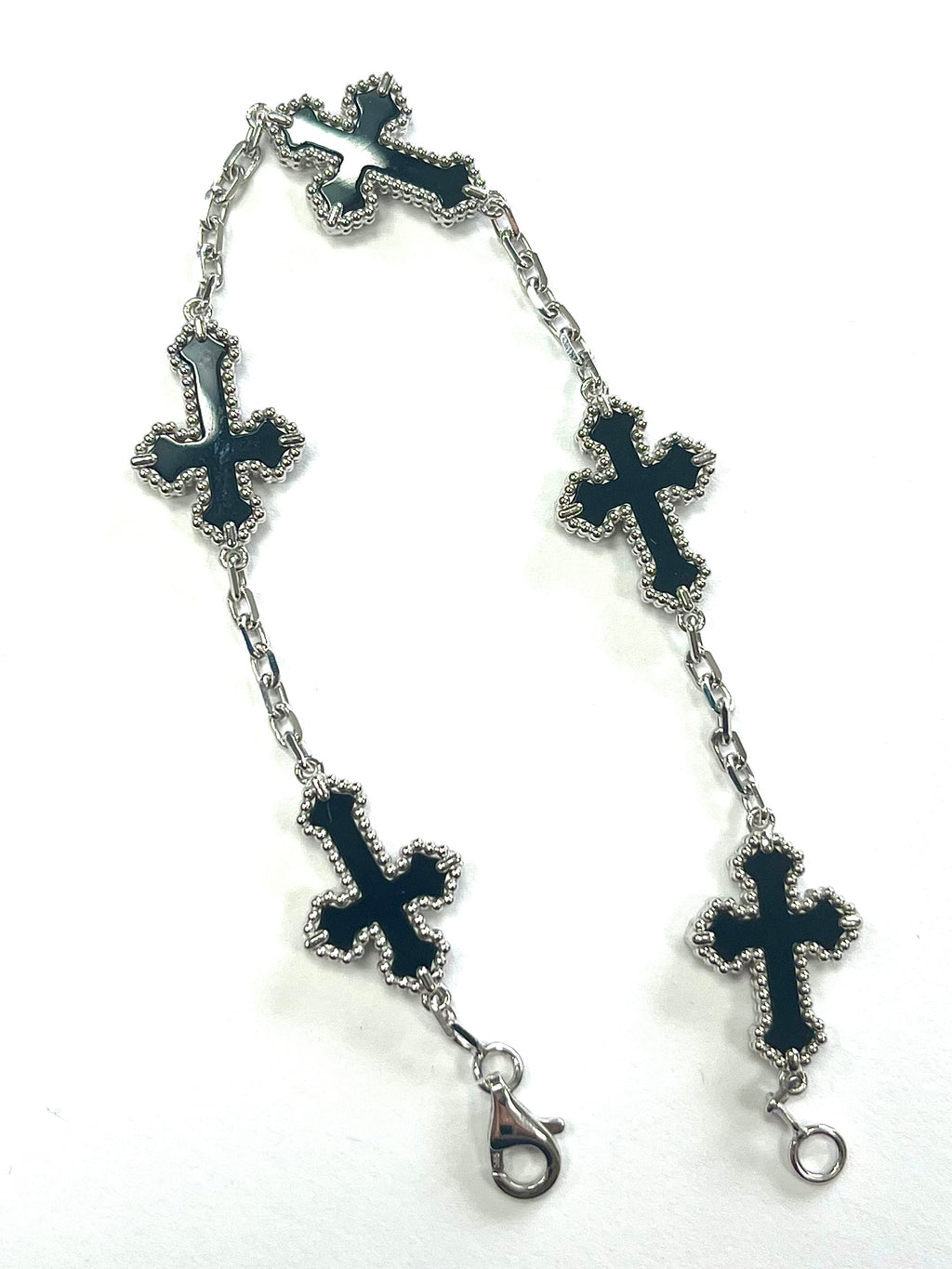 Cross Bracelet in 14k Solid Gold