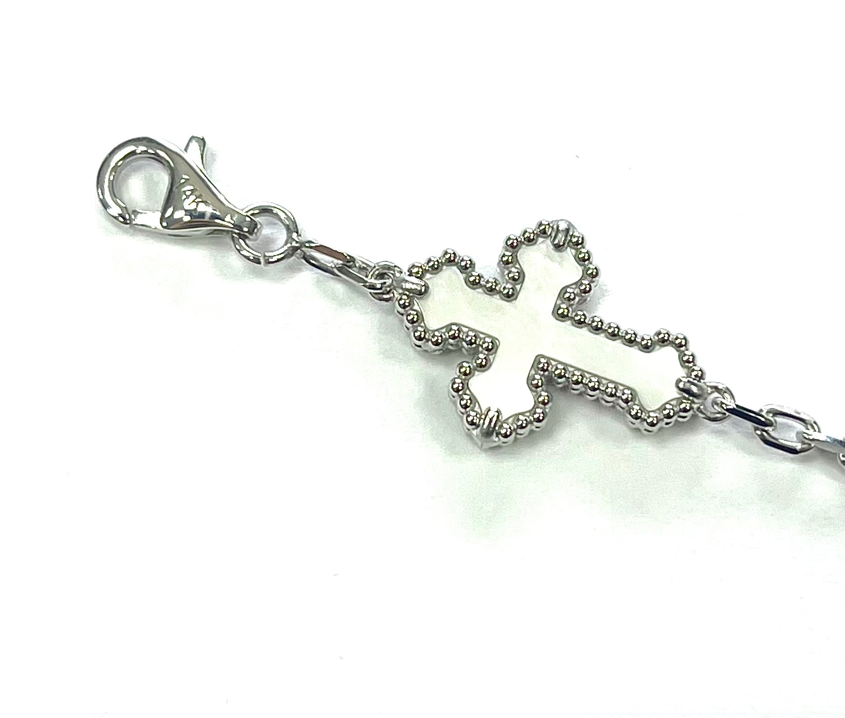 Cross Bracelet in 14k Solid Gold
