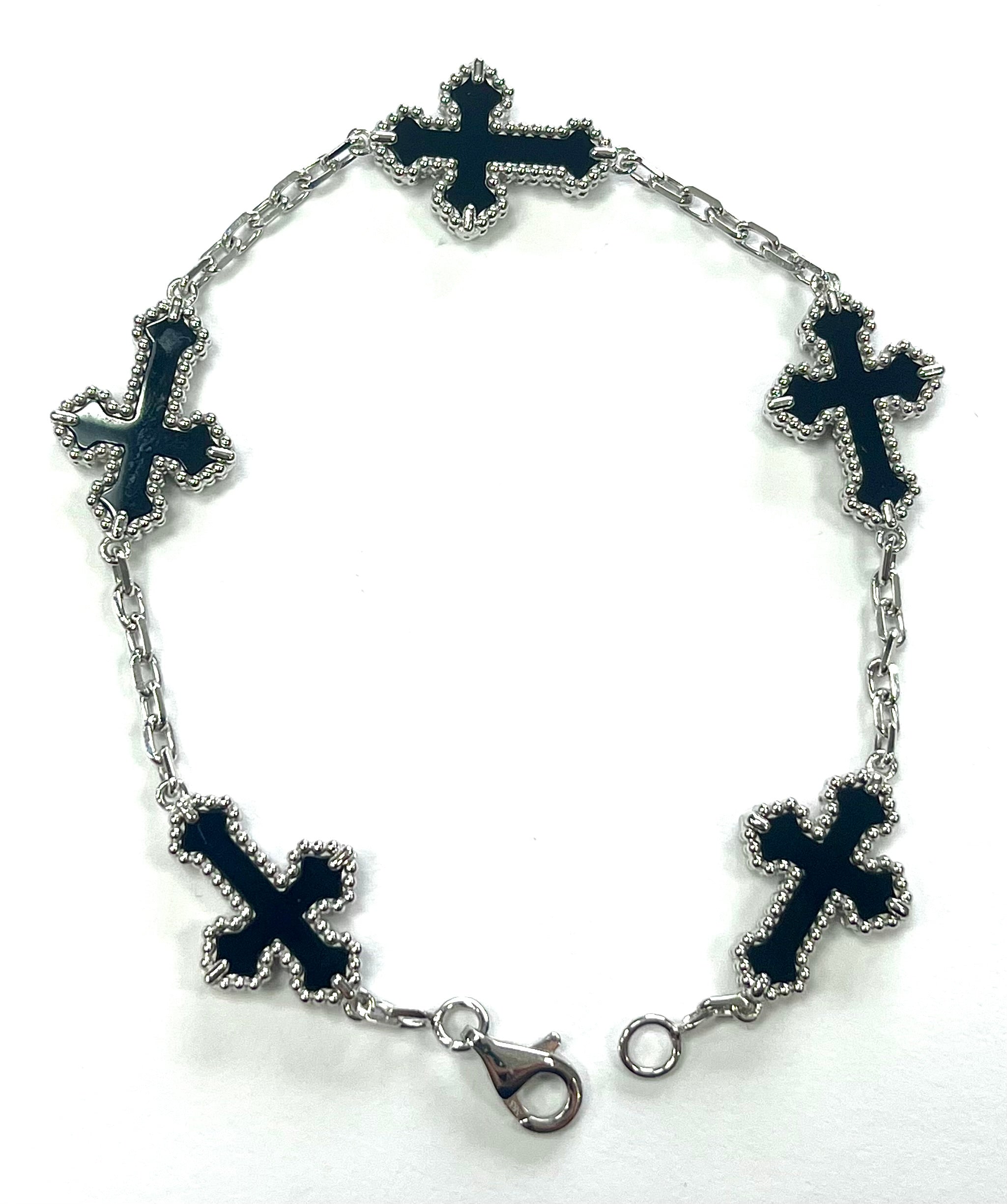 Cross Bracelet in 14k Solid Gold – KIS Jewelry