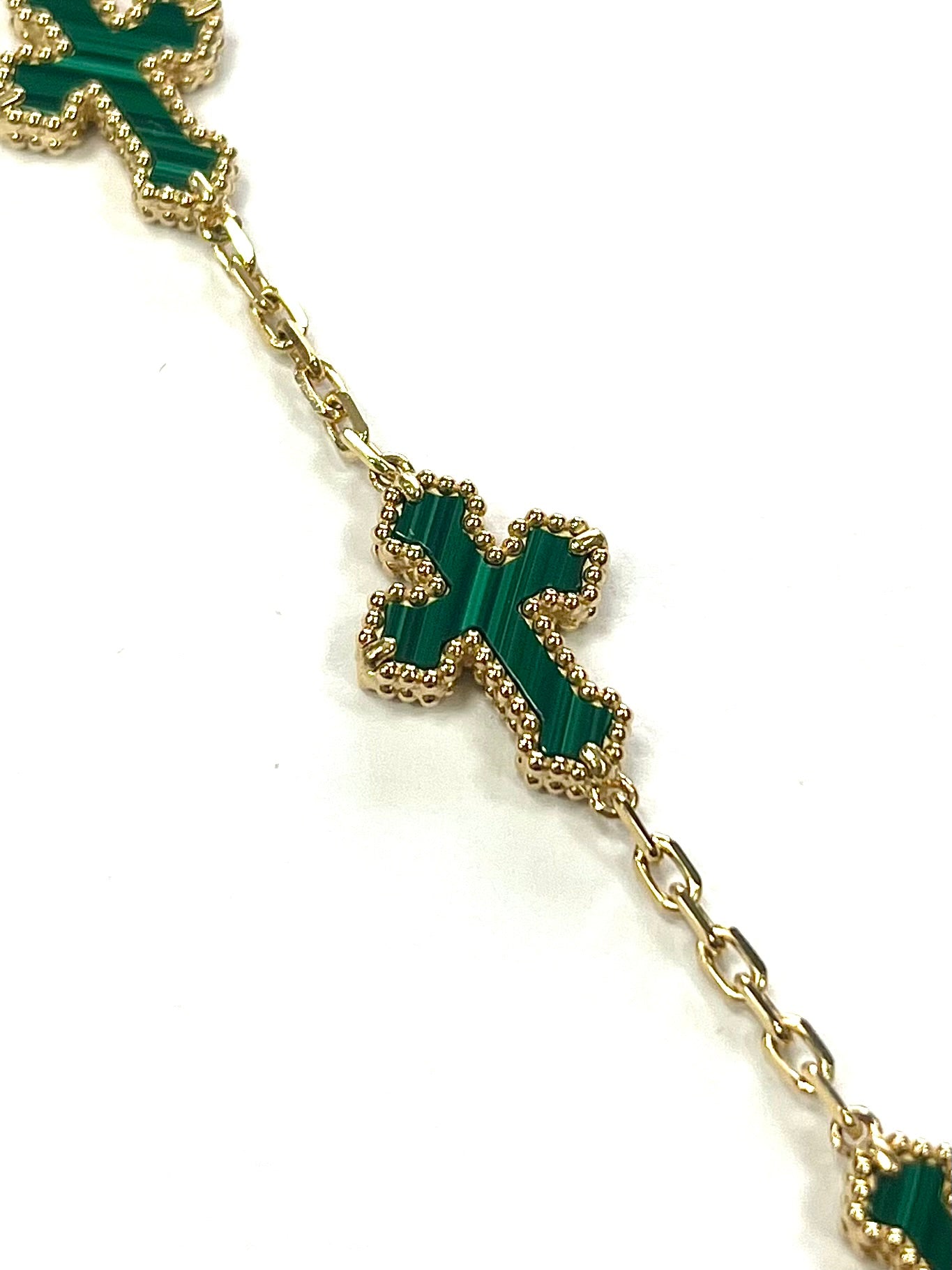 Cross Bracelet in 14k Solid Gold