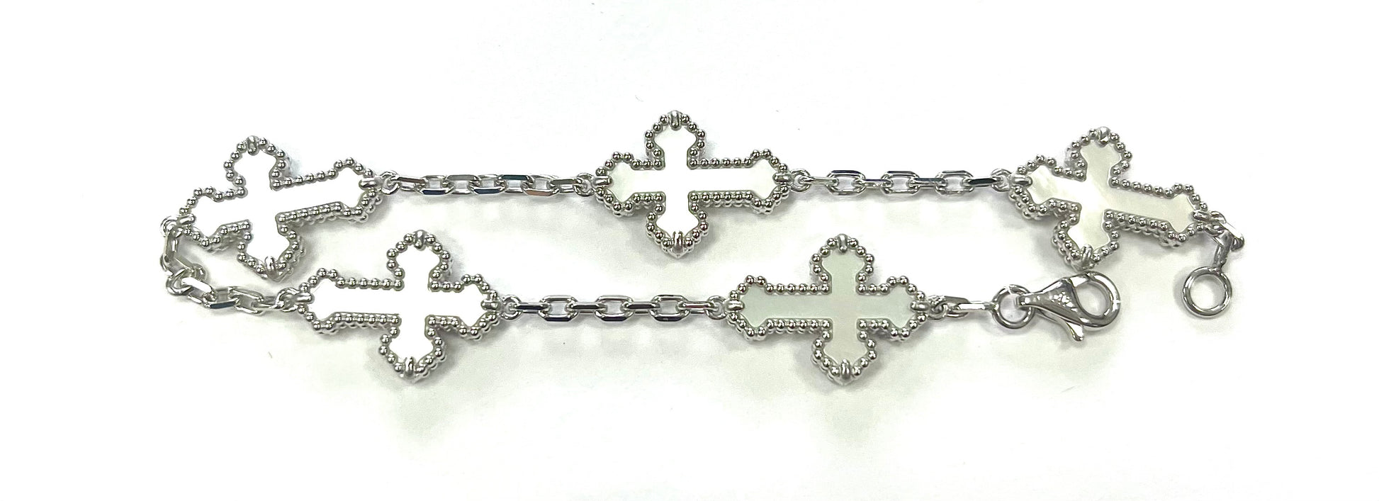 Cross Bracelet in 14k Solid Gold